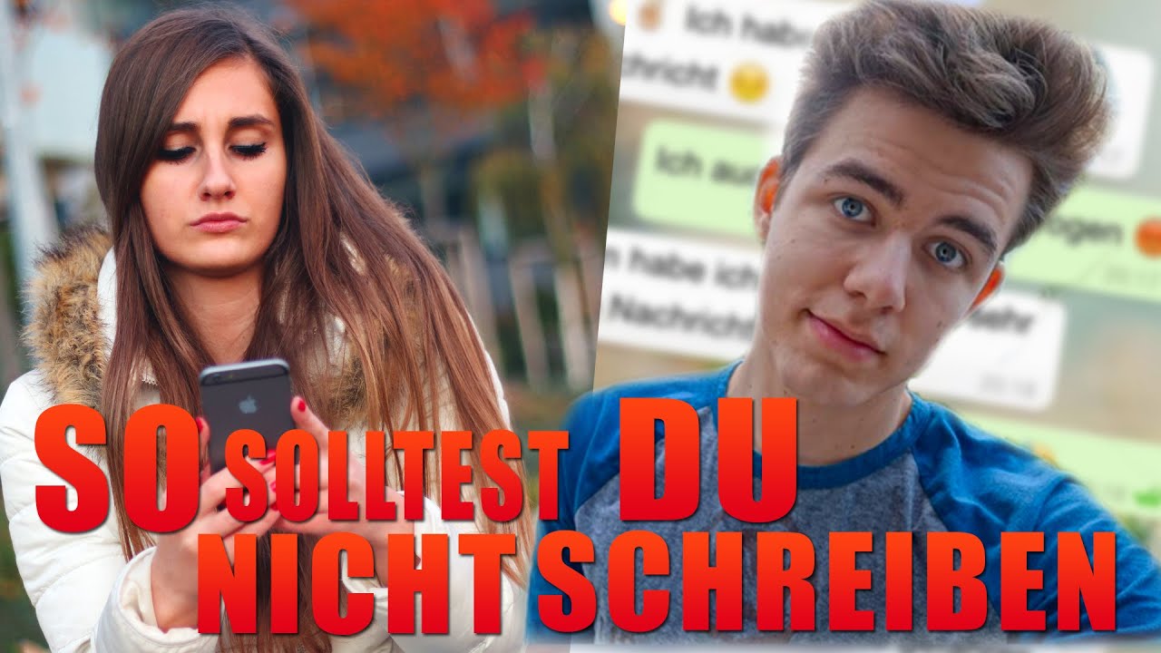 'Video thumbnail for Wie man mit MÄDCHEN AUF KEINEN FALL schreiben sollte! - NO GO's beim Chatten!'