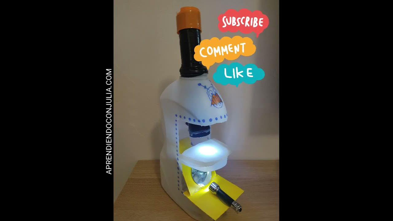 Video thumbnail for Microscopio casero para niños con materiales reciclados