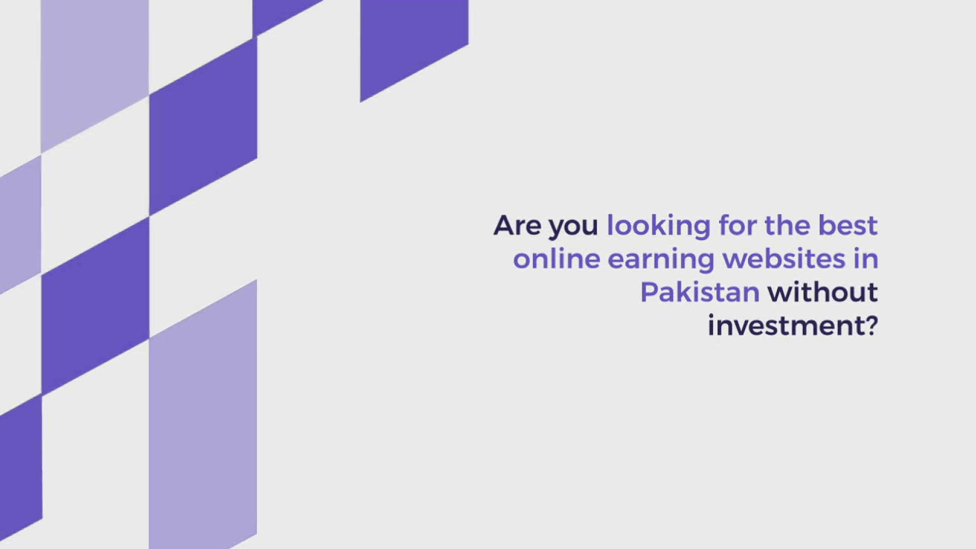 Video thumbnail for 10 Best Online Earning Websites In Pakistan