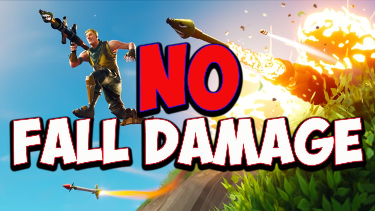 Video thumbnail for Fortnite NO FALL DAMAGE GLITCH