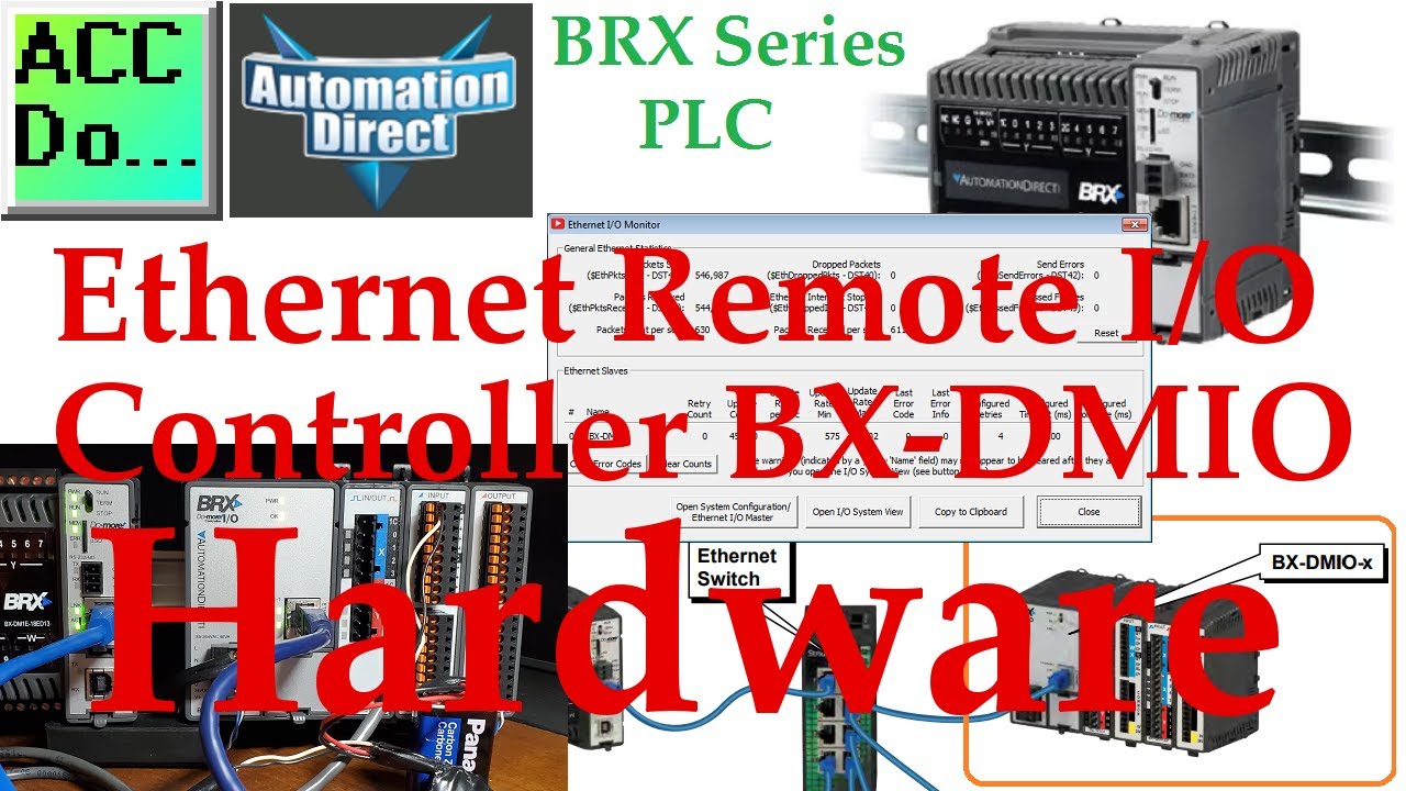 'Video thumbnail for BRX Do-More PLC Ethernet Remote IO Controller BX-DMIO Hardware'