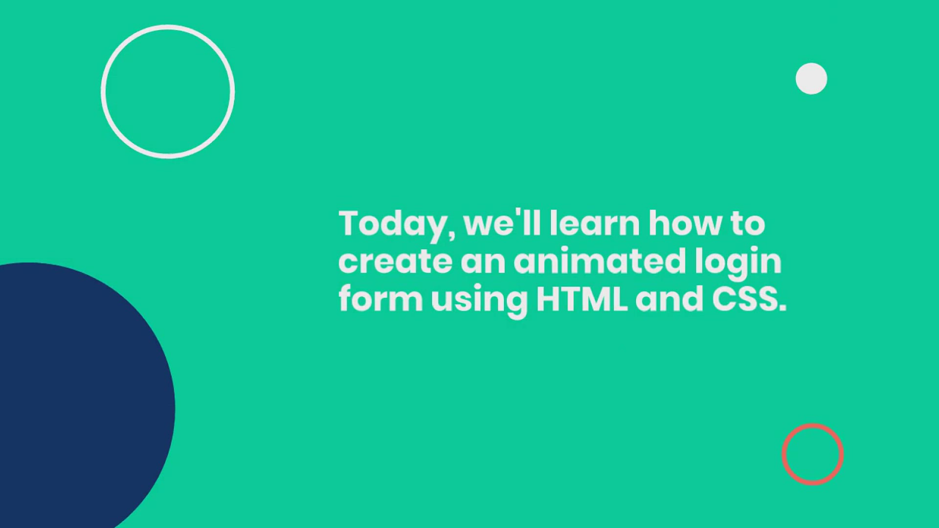 'Video thumbnail for Animated login Form using HTML CSS with (source code)'