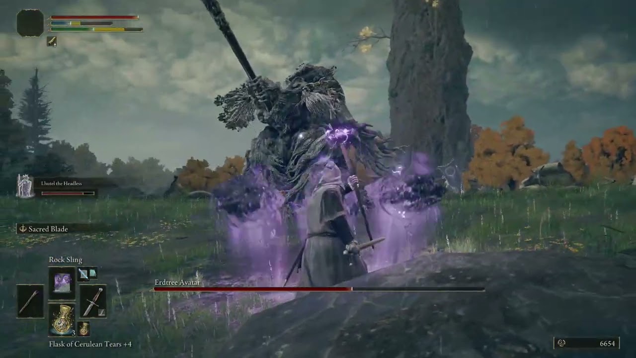 'Video thumbnail for Elden Ring Erdtree Avatar Boss Fight and Location - Astrologer Gravity Mage Build'