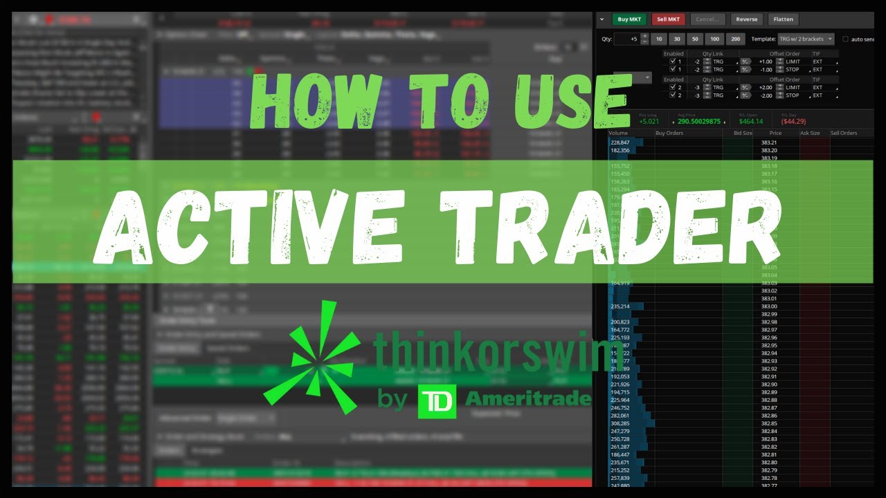'Video thumbnail for Active Trader Tutorial for Beginners | ThinkorSwim (Best tool for day trading and scalping)'