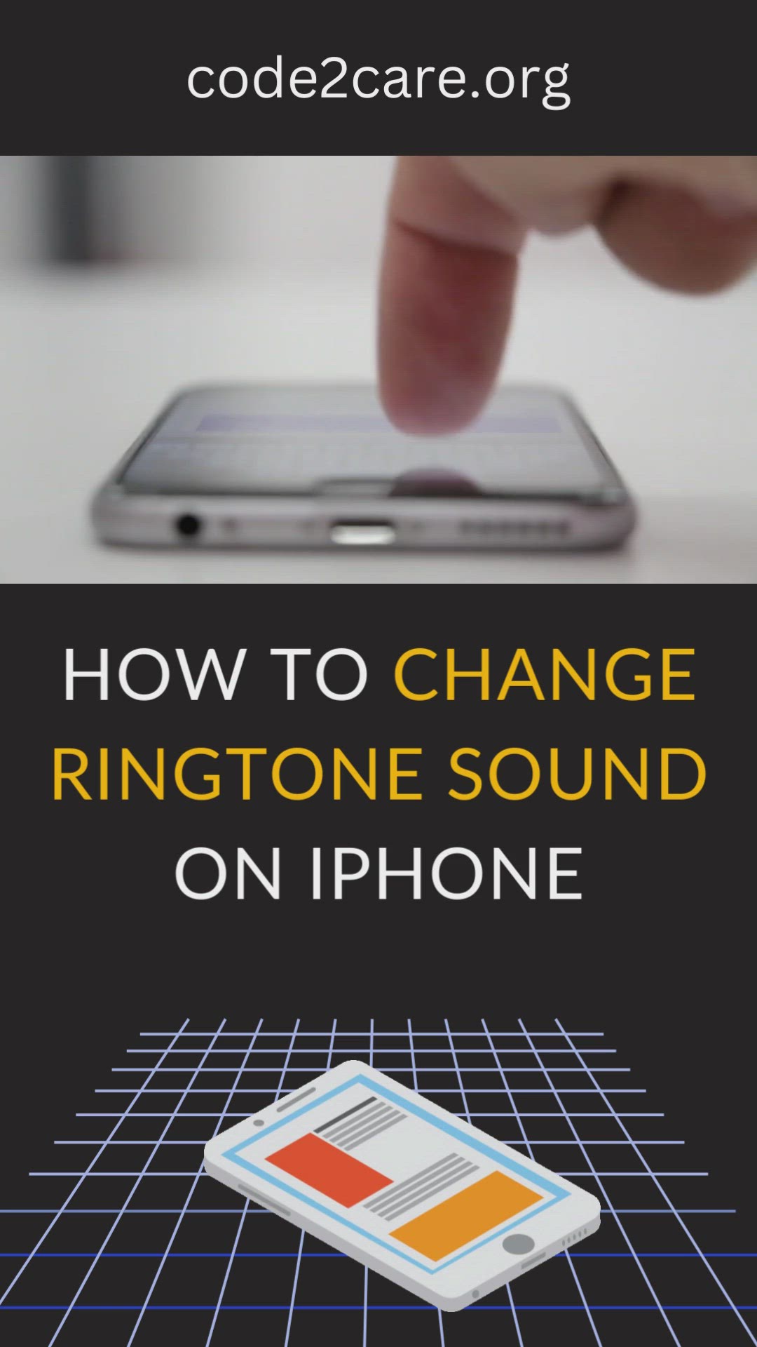 'Video thumbnail for How to Change ringtone Sound on iPhone'