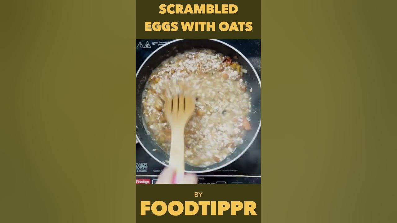 Video thumbnail for Scrambled Eggs with Oats #shorts