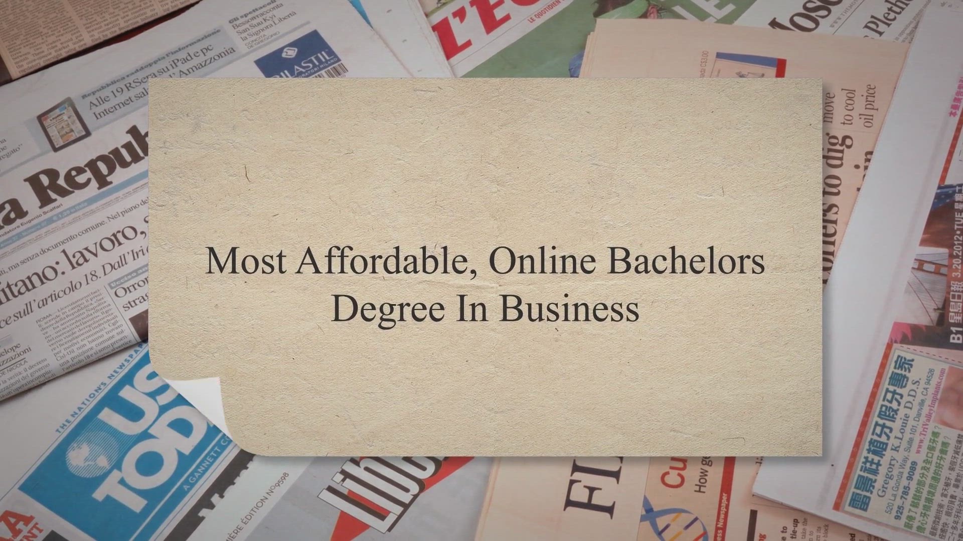Video thumbnail for Most Affordable, Online Bachelors Degree In Business – CollegeOnomics