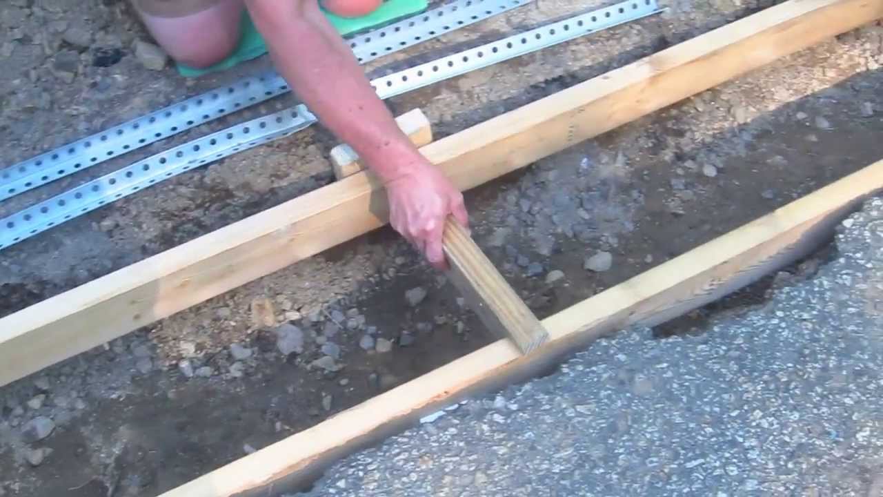 Video thumbnail for Install a Trench Drain Video 3 of 7