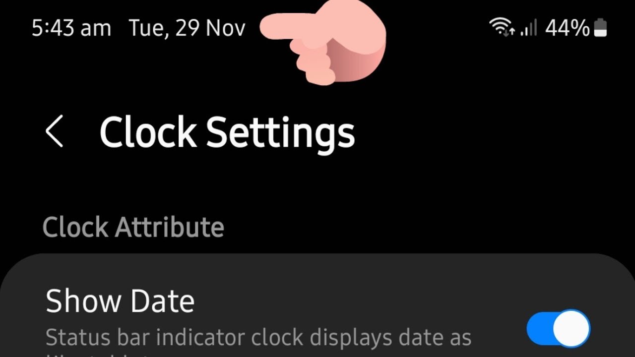 Video thumbnail for كيف تظهر التاريخ بجانب الساعة على أجهزة جالكسي