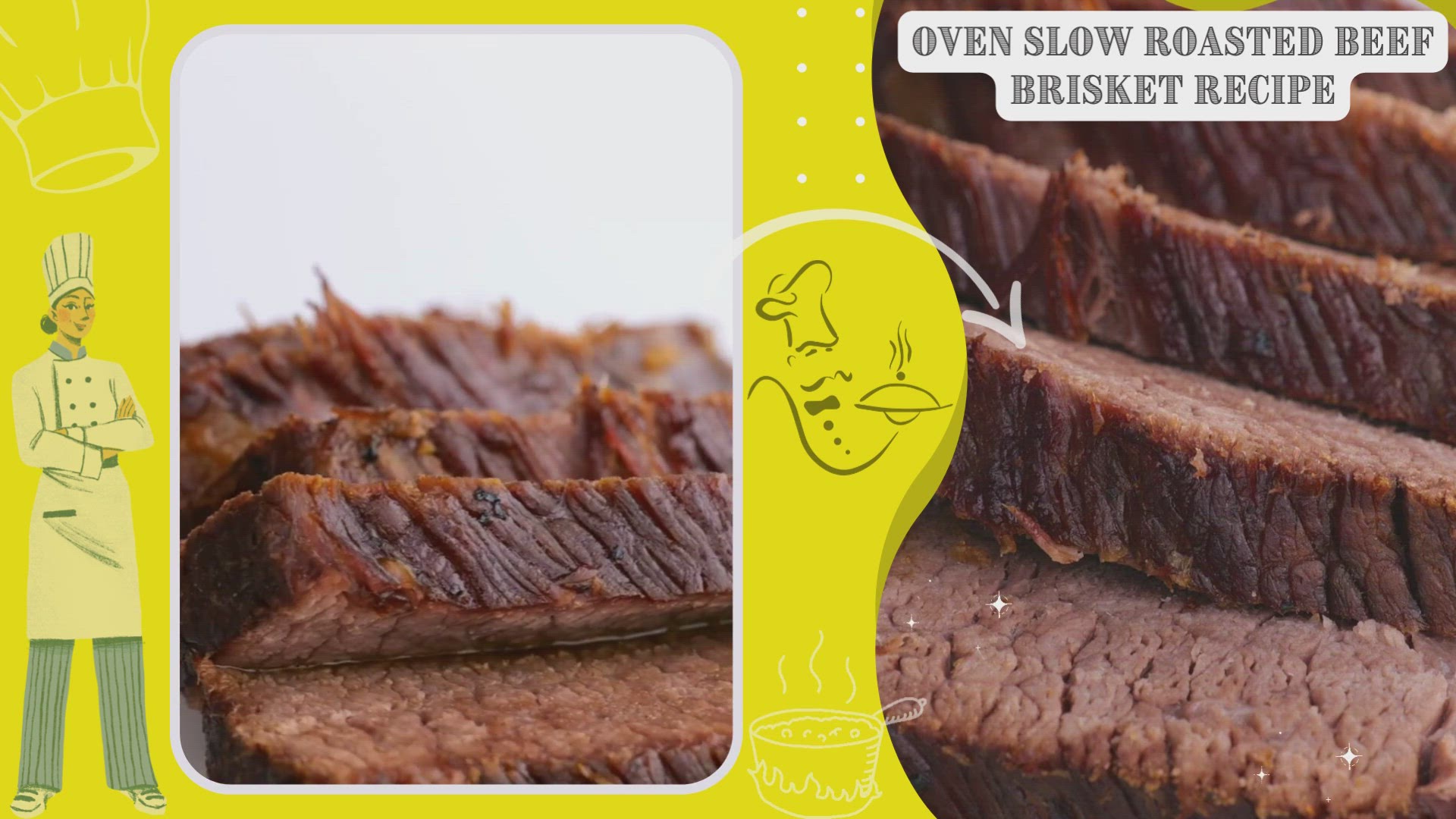 Video thumbnail for Oven Slow Roasted Beef Brisket Recipe