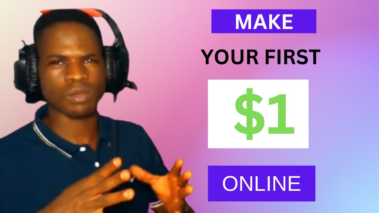 Video thumbnail for how to make your first $1 online - (No investment, No Skill for 2023)