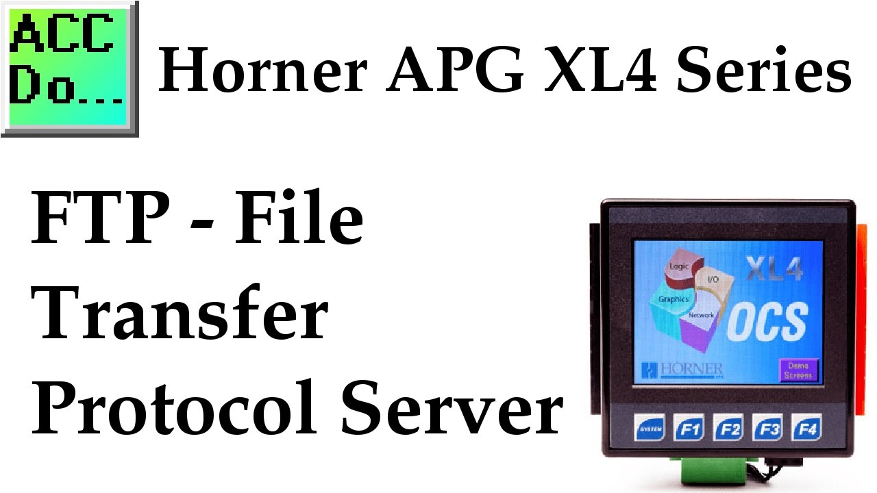 'Video thumbnail for Horner XL4 FTP File Transfer Protocol Server'