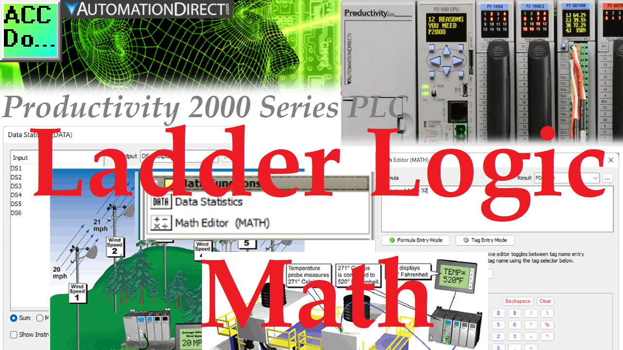 'Video thumbnail for Productivity 2000 PLC Ladder Logic Math'
