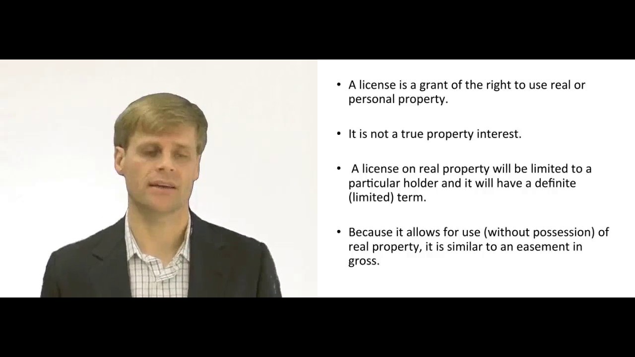'Video thumbnail for License - Real Property?'