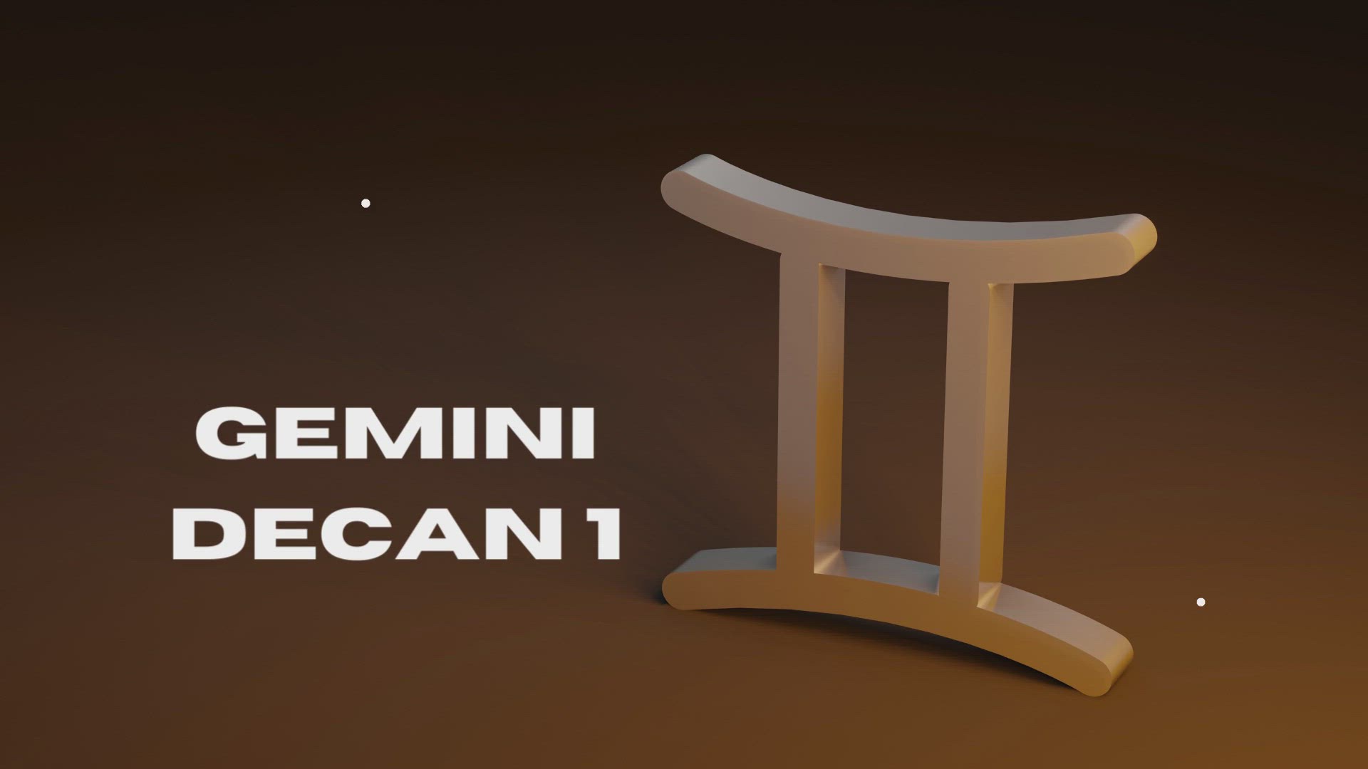 'Video thumbnail for Gemini Decan 1'