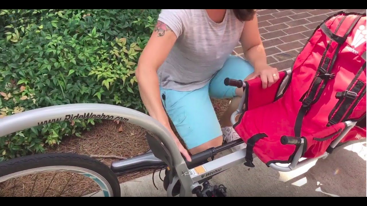 'Video thumbnail for How To Install A Weehoo Bike Trailer + Why We Like This Bicycle Trailer Best'
