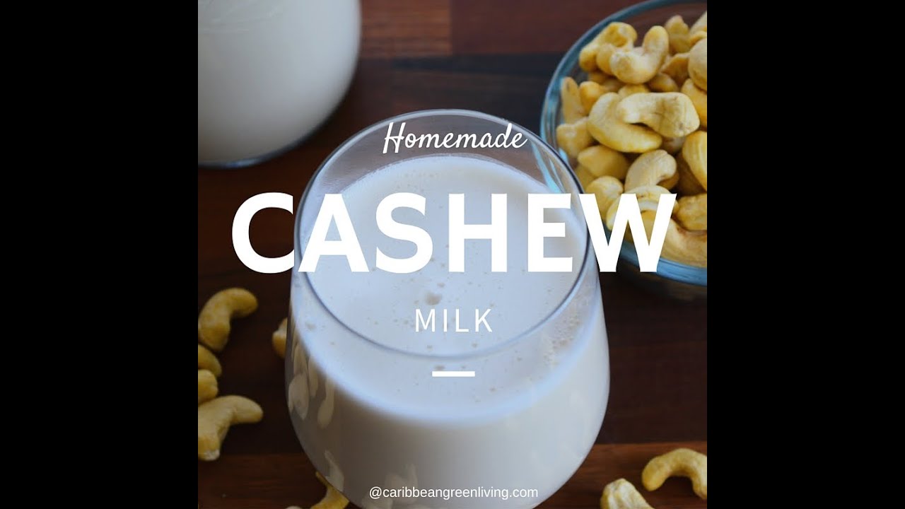 'Video thumbnail for How to make your own Cashew Milk'