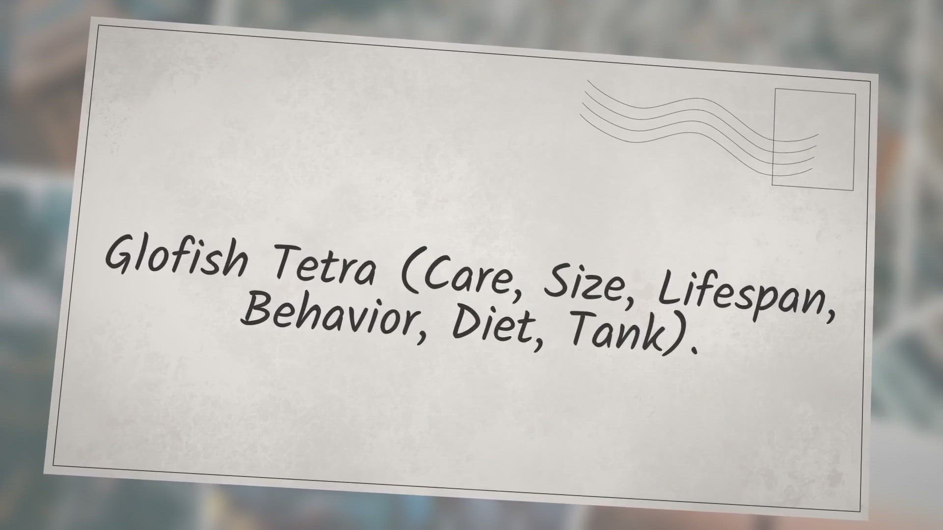 Video thumbnail for Glofish Tetra (Care, Size, Lifespan, Behavior, Diet, Tank)