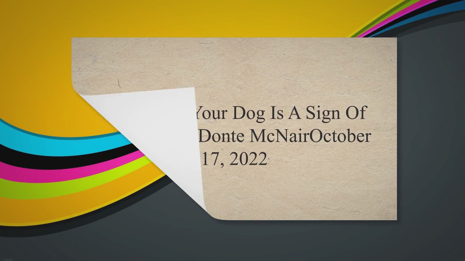 Video thumbnail for Talking To Your Dog Is A Sign Of Intelligence