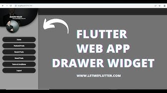 'Video thumbnail for Flutter Web Development Drawer Navigation - Flutter Web Navigation'