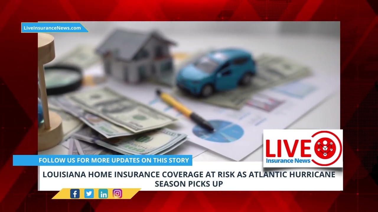 'Video thumbnail for Louisiana home insurance coverage at risk as Atlantic hurricane season picks up'