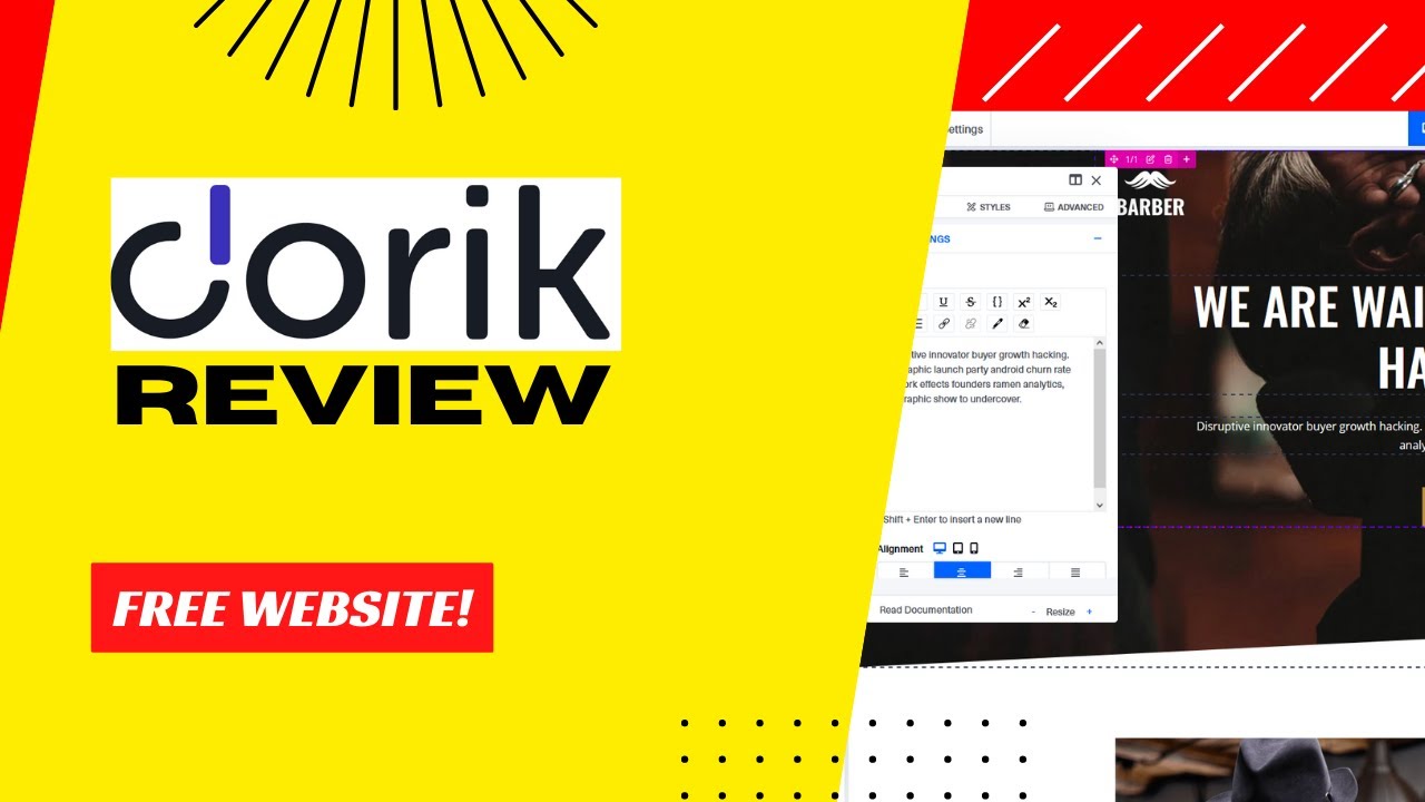 'Video thumbnail for Dorik Review: Build A Free Website In Minutes!'
