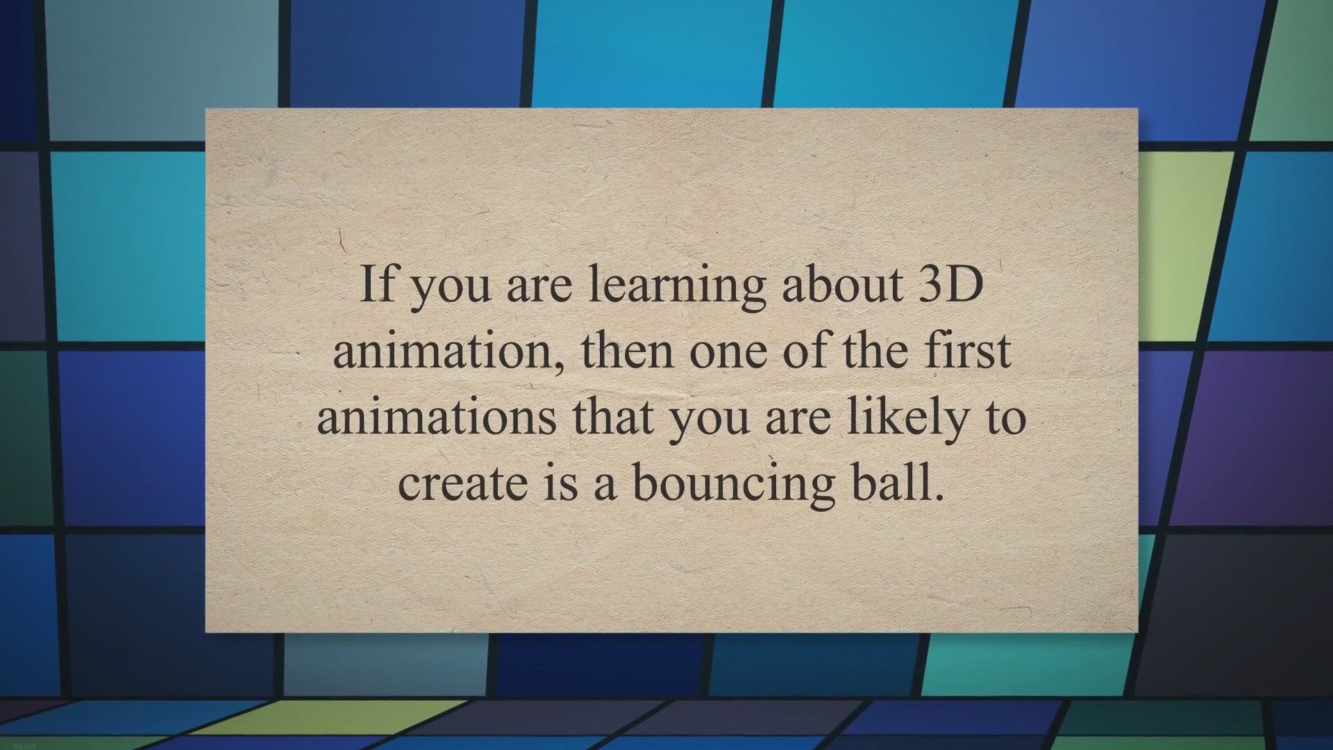Video thumbnail for Creating A Bouncing Ball Animation In Blender?