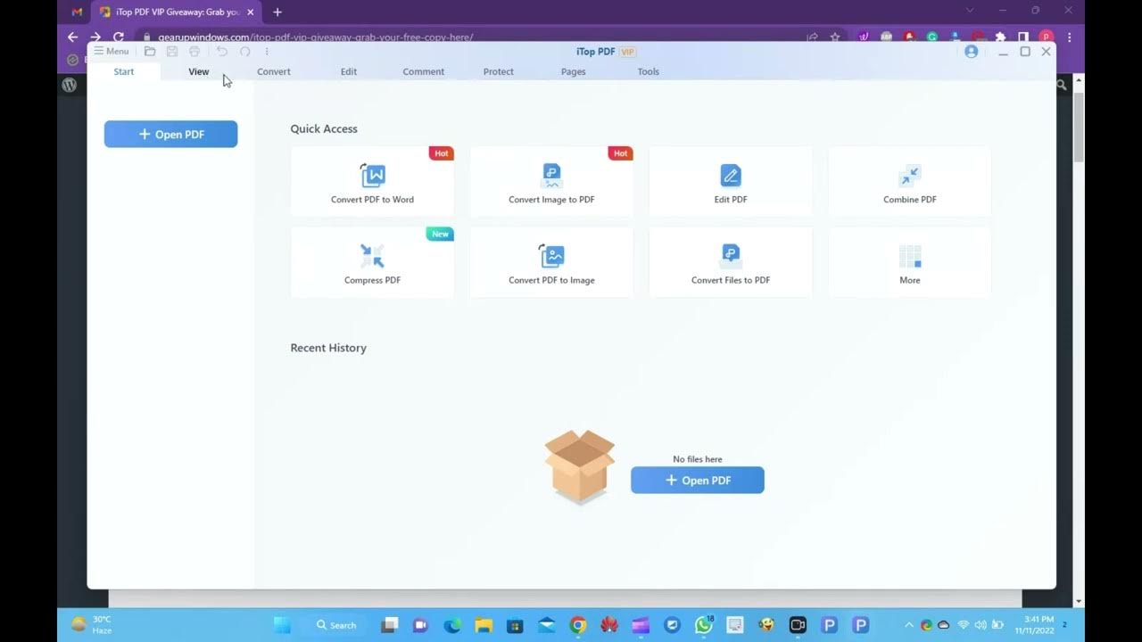 'Video thumbnail for iTop PDF VIP Giveaway: Free License Code'