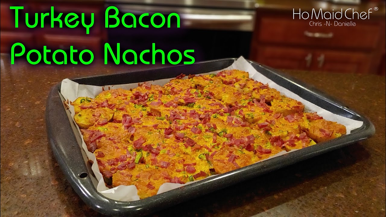 Video thumbnail for Turkey Bacon Potato Nachos | Dining In With Danielle