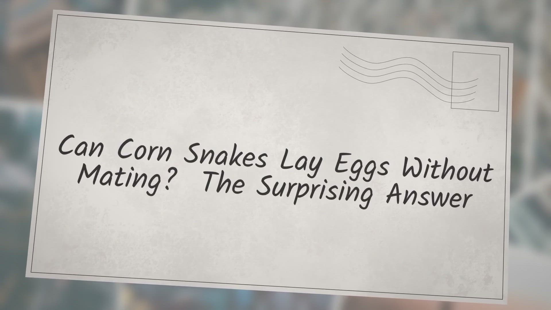 Video thumbnail for Can Corn Snakes Lay Eggs Without Mating? The Surprising Answer – Reptiles & Amphibians