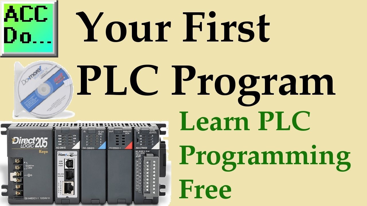'Video thumbnail for Learn PLC Programming - Free 2 - Your First PLC Program using the Free Simulator'