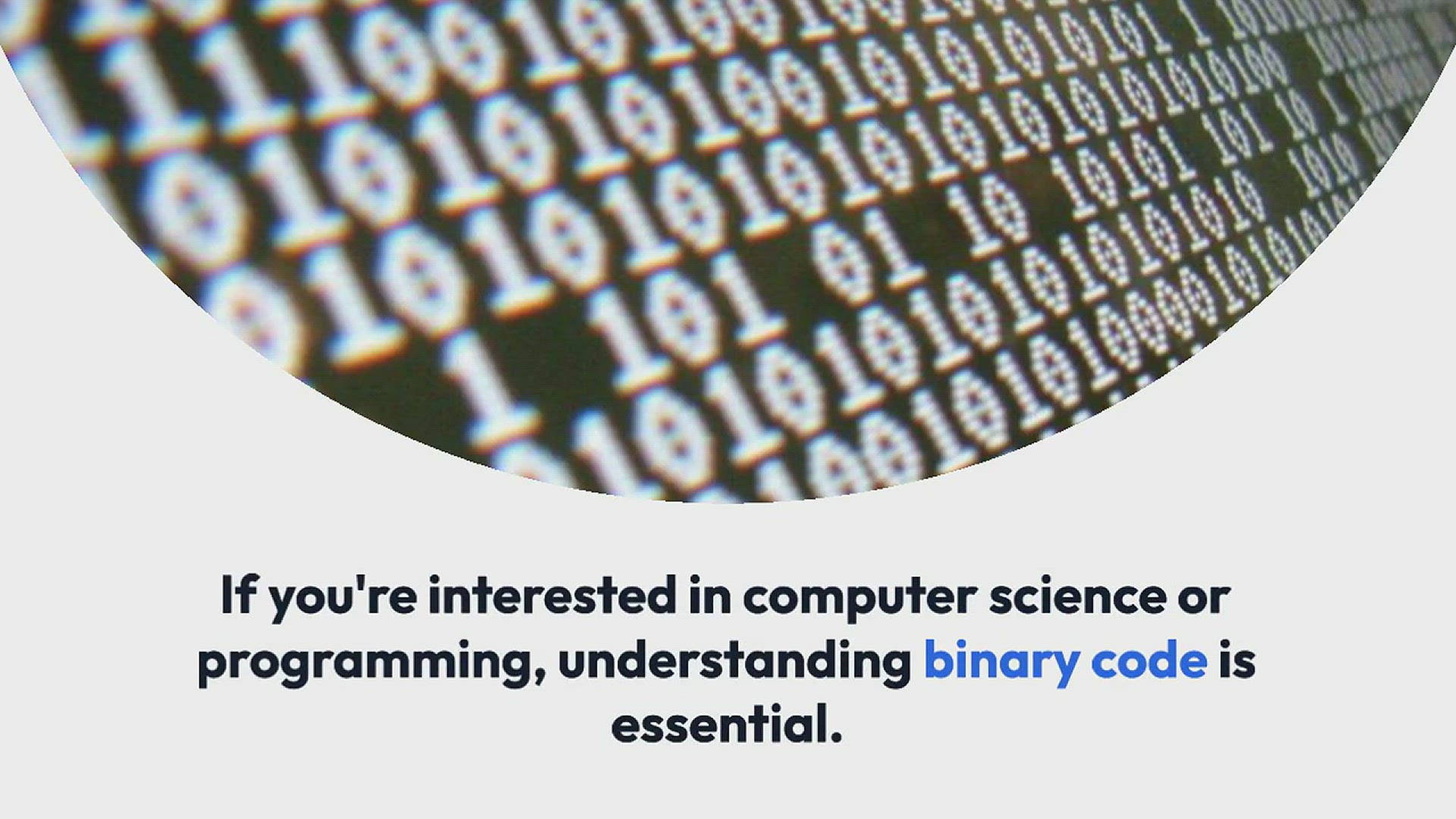 'Video thumbnail for What Is Binary Code? How Does It Work? (Binary Code Explained)'