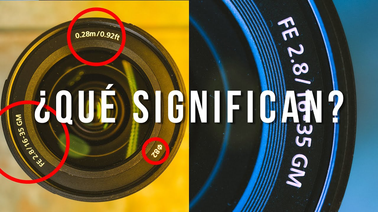 Video thumbnail for Qué significan los NÚMEROS y LETRAS en los LENTES?