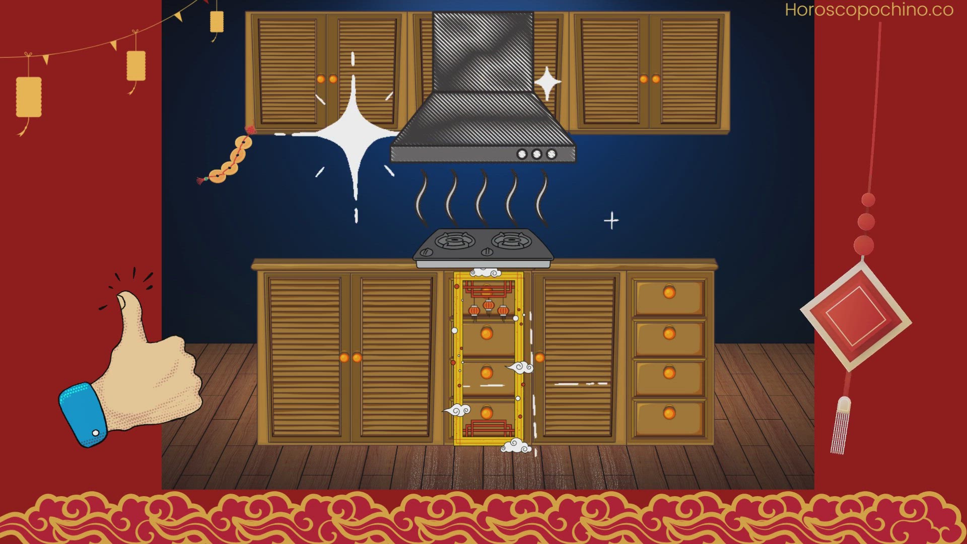 'Video thumbnail for Feng shui kitchen colors video'