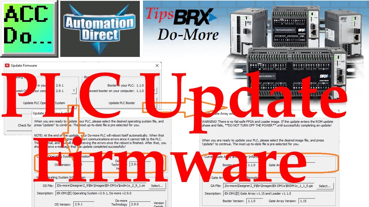 'Video thumbnail for BRX Do More PLC Update Firmware'