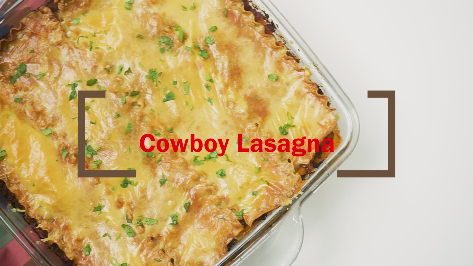 Video thumbnail for Cowboy Beef Lasagna Recipe