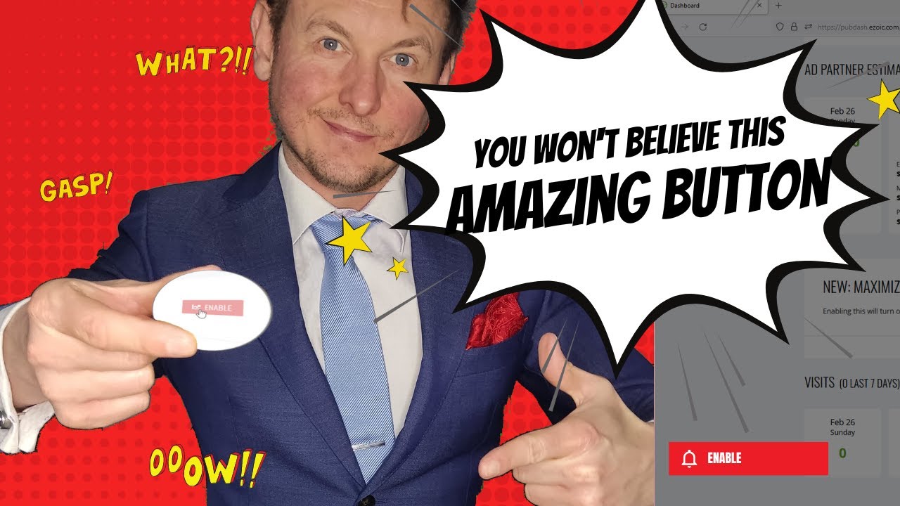 'Video thumbnail for Maximize Your Website's Revenue Button: Ezoic's Latest Feature'