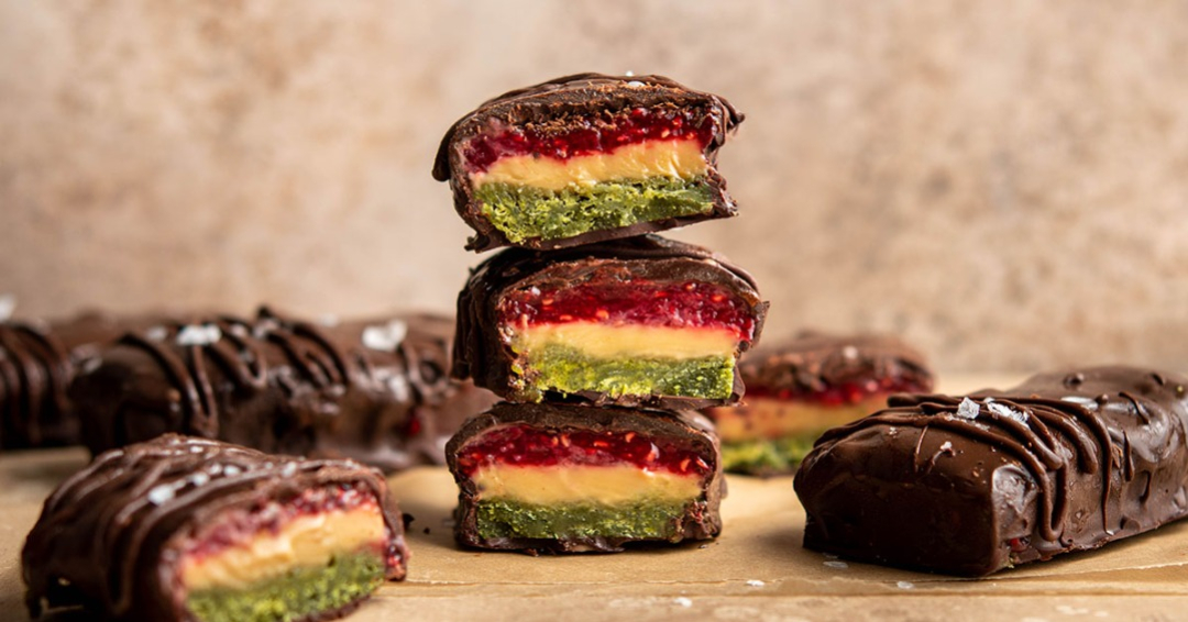 Video thumbnail for Matcha twix bars