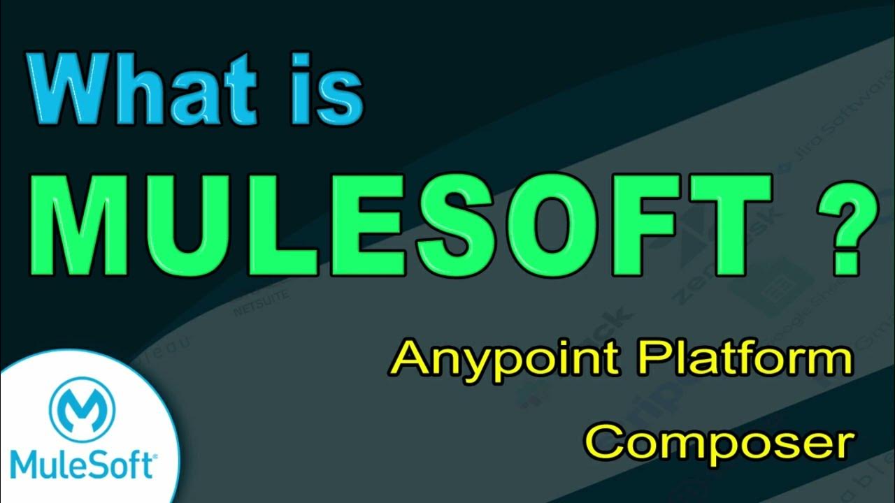 Video thumbnail for MuleSoft Basics: What is MuleSoft? Anypoint Platform | Composer - 2022