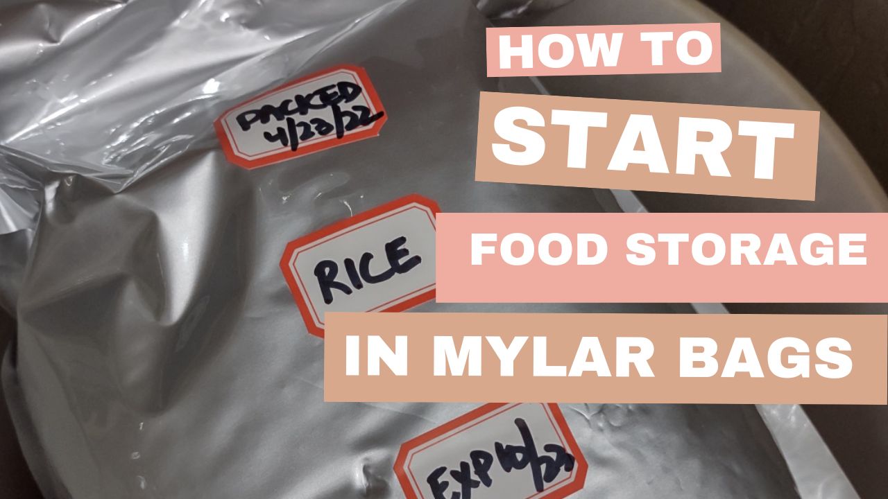 Video thumbnail for How to start food storage in Mylar bags