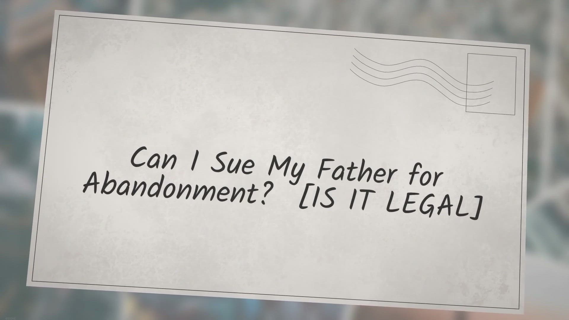 Video thumbnail for Can I Sue My Father for Abandonment?