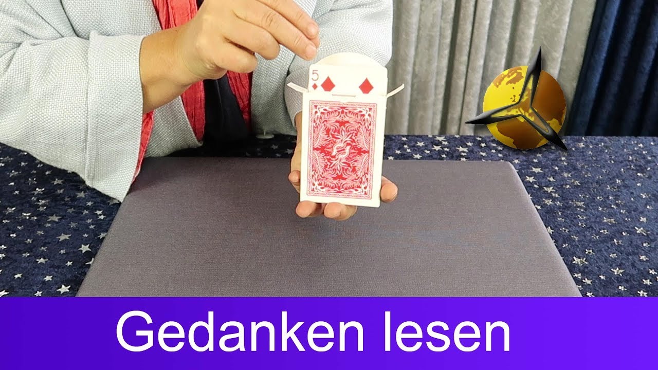 'Video thumbnail for Kartentrick: Gedankenlesen mit magischer Karte'