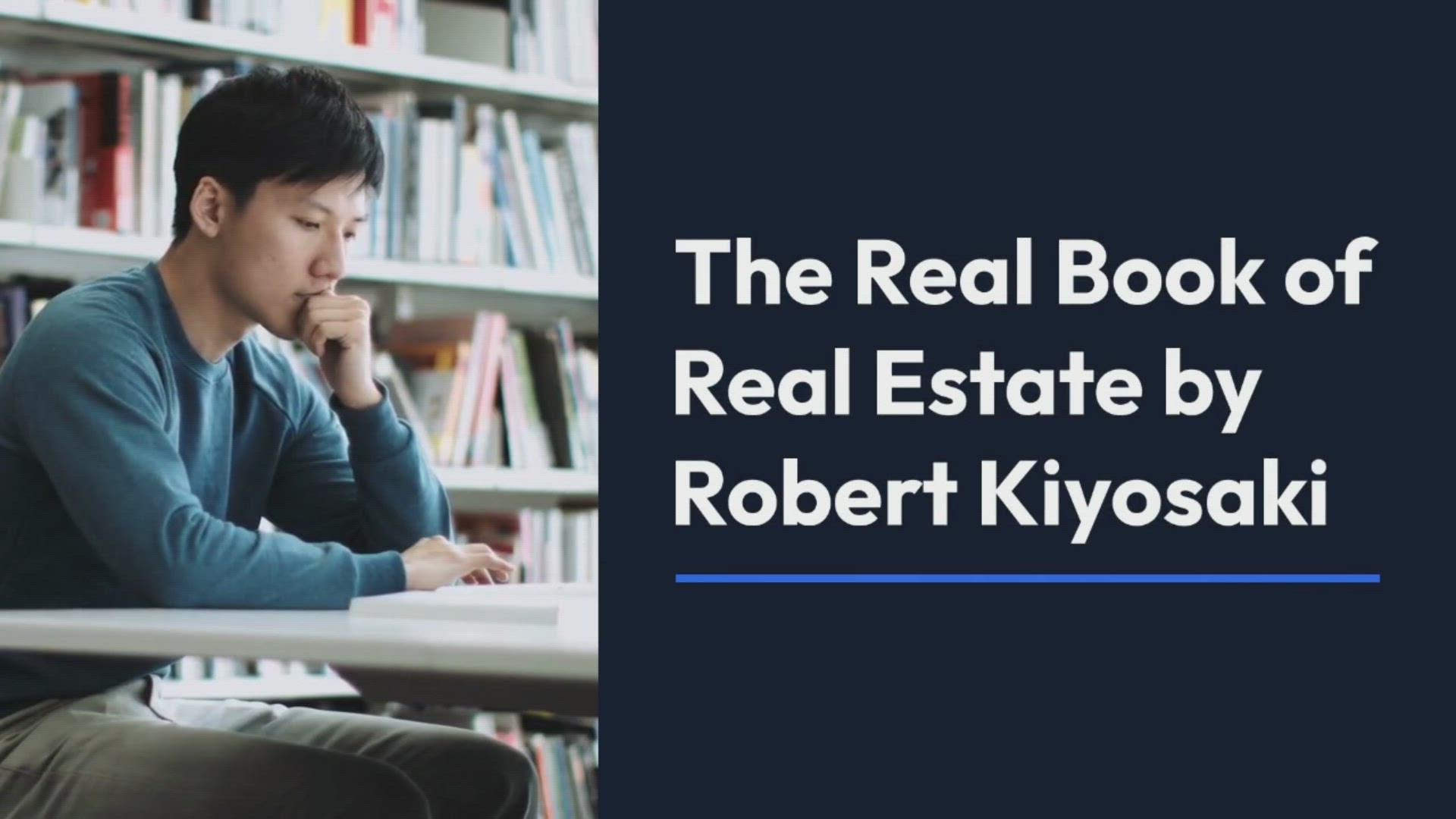 'Video thumbnail for The Real Book of Real Estate by Robert Kiyosaki'
