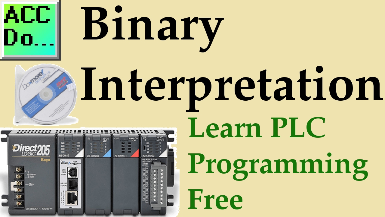 'Video thumbnail for Learn PLC Programming - Free 7 - Binary Interpretation'