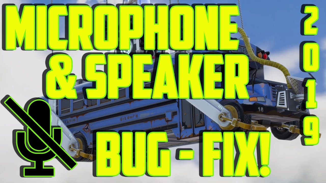 Video thumbnail for Fortnite Voice Chat not Working PC - FIX! 2019 Speaker & Microphone