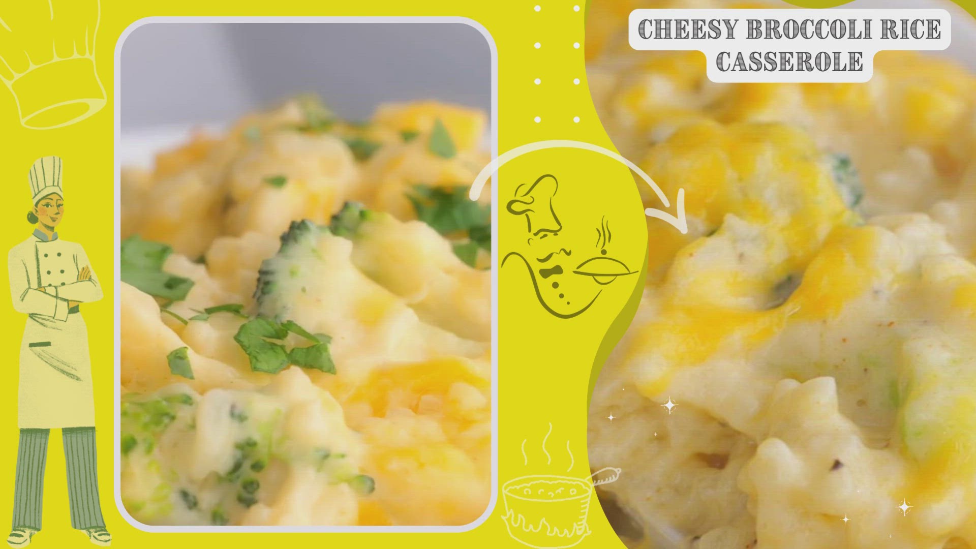 Video thumbnail for Cheesy Broccoli Rice Casserole