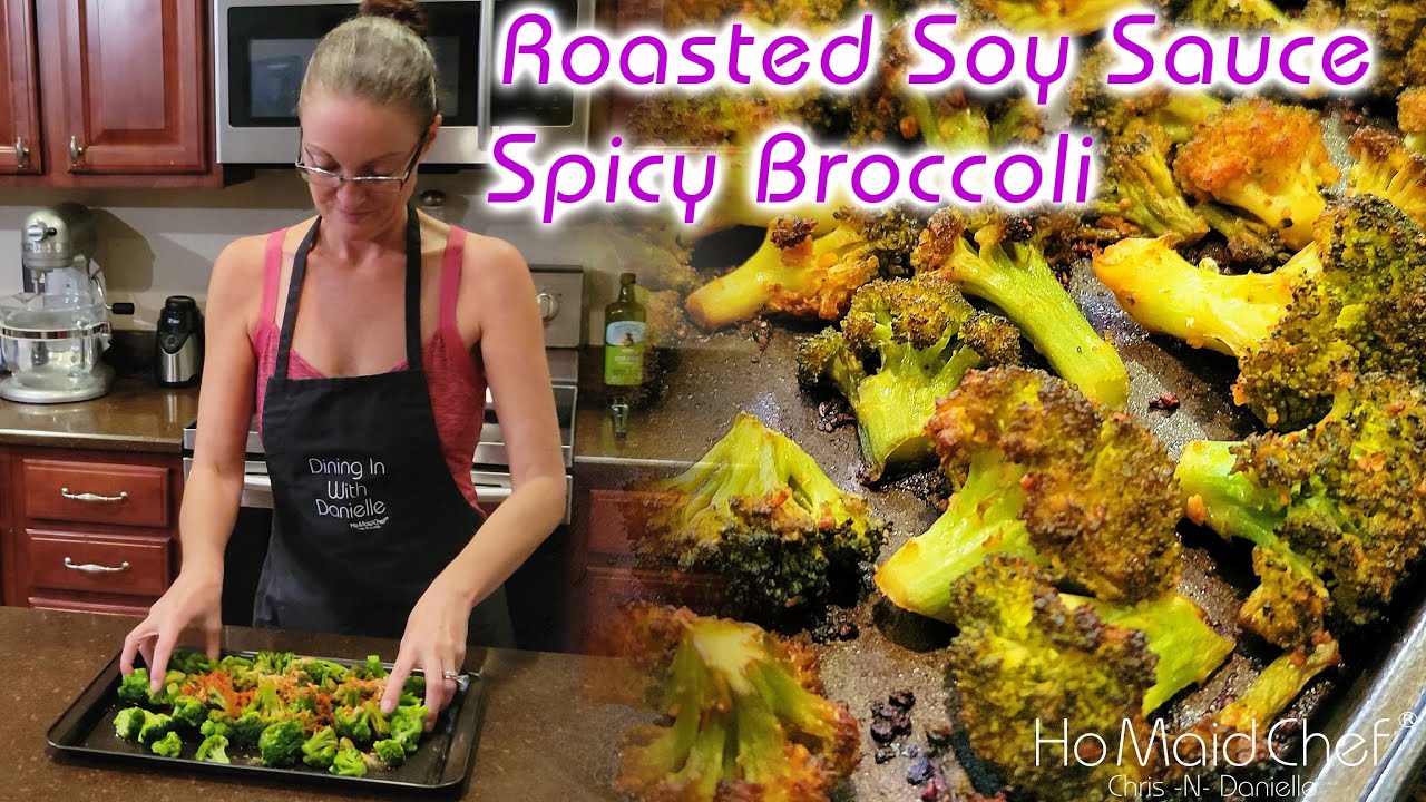 Video thumbnail for Roasted Soy Sauce Spicy Broccoli | Dining In With Danielle