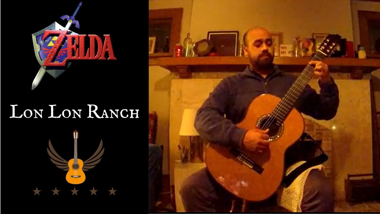 Video thumbnail for Lon Lon Ranch Guitar | Epona's Song | Zelda Guitar Cover Tab