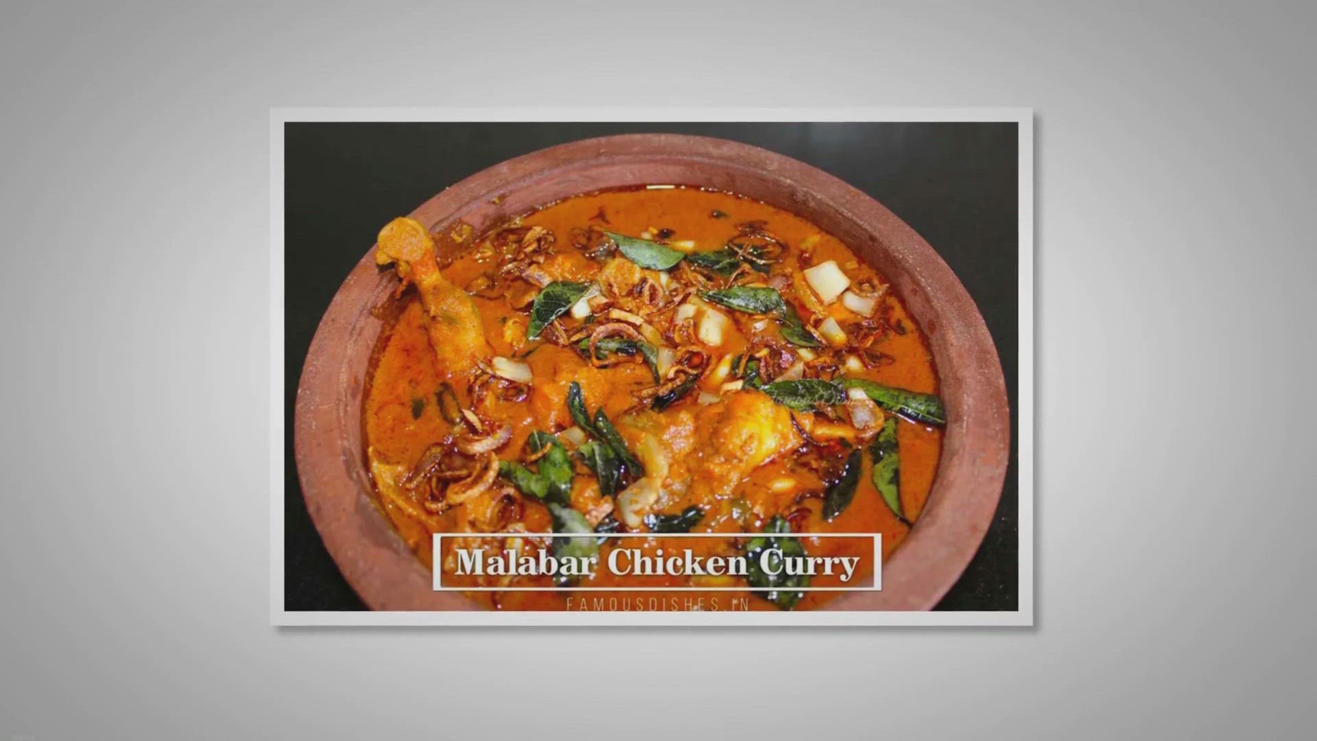Video thumbnail for Malabar Style Kerala Chicken Curry Recipe