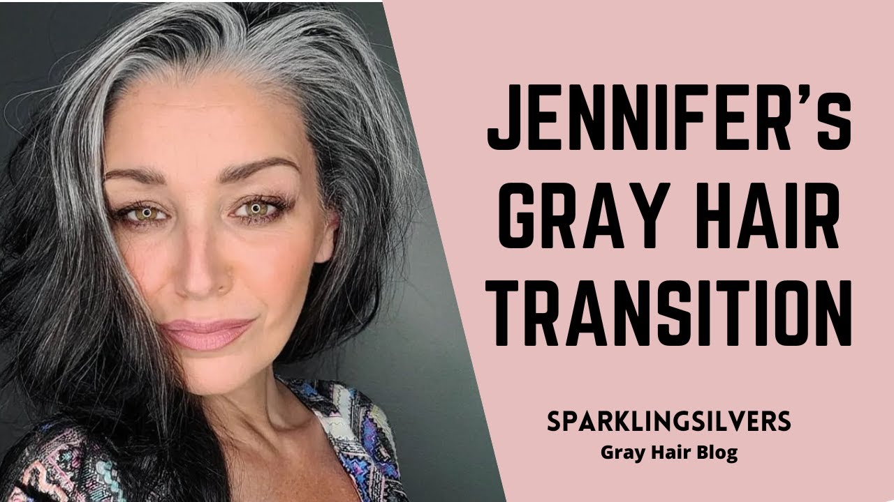 'Video thumbnail for GRAY HAIR TRANSITION STORY | JENNIFER'